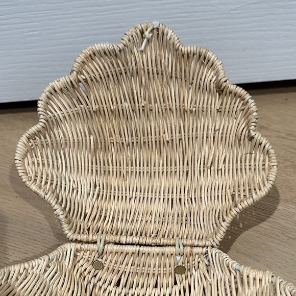 Olli Ella Rattan Shell Bag - Picture 5 of 7